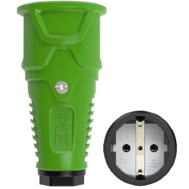 Кабельная розетка 16A 250V 2P+E IP20 PCE 2510-us