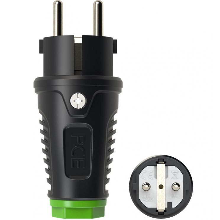 Кабельная вилка 16A 220V 2P+E IP54 PCE 0511-shu