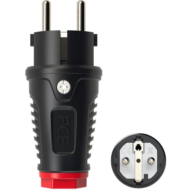 Кабельная вилка 16А 250V 2P+E IP54 PCE 0521-sr