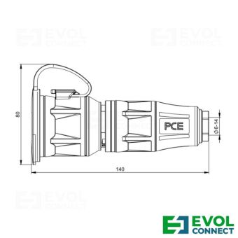 Силовые розетки 16А EVOL GROUP
