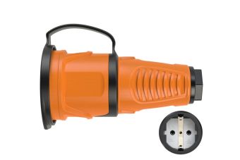 Кабельная розетка 16A 220V 2P+E IP54 с крышкой PCE 2511-os