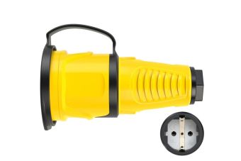 Кабельная розетка 16A 220V 2P+E IP54 с крышкой PCE 2511-es